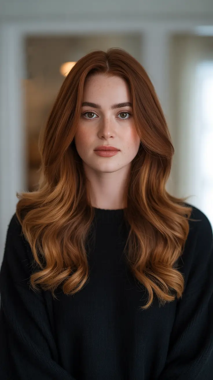 Auburn hair color 2026 guide - Classic Auburn With Subtle Honeyed Ends