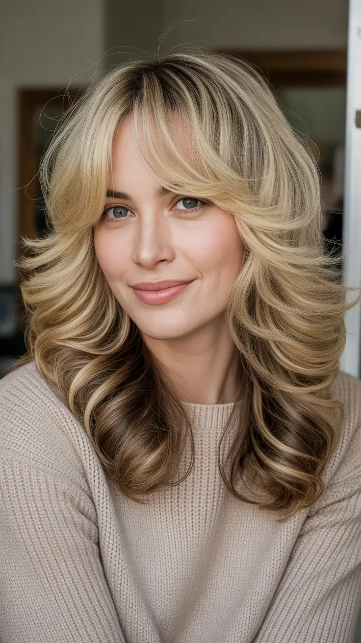 Blonde hair color 2026 - Buttery Blonde Blowout With Dimensional Lowlights