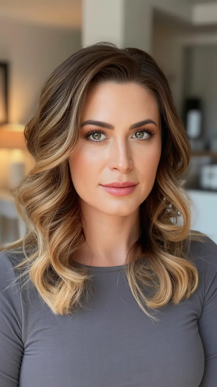 Blonde hair color 2026 - Golden Dimension Blowout With Caramel Shine