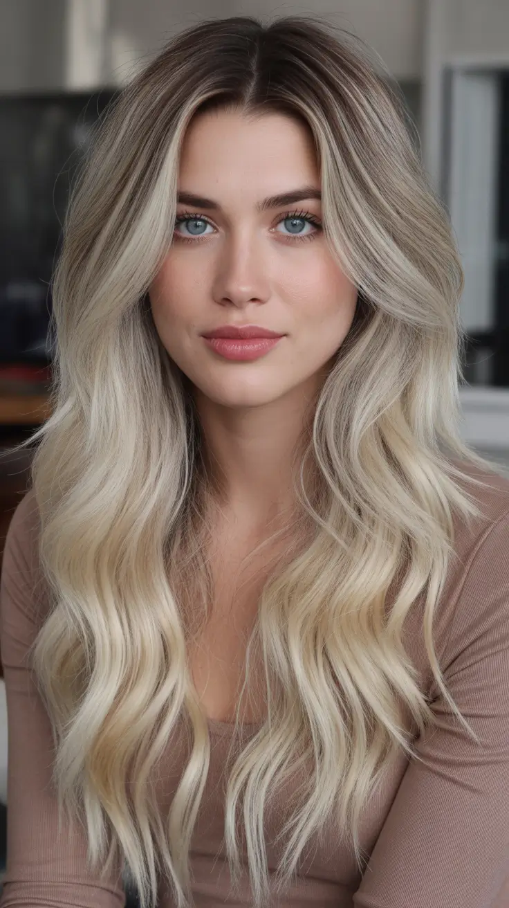 Blonde hair color 2026 - Cool Ash Blonde With Seamless Shadow Root