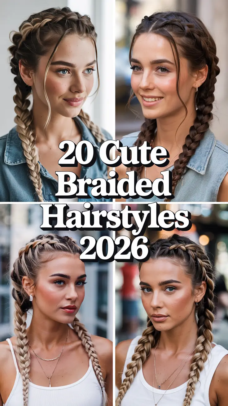 Cute Braided Hairstyles 2026: Fresh Looks For Every Age And Hair Type
