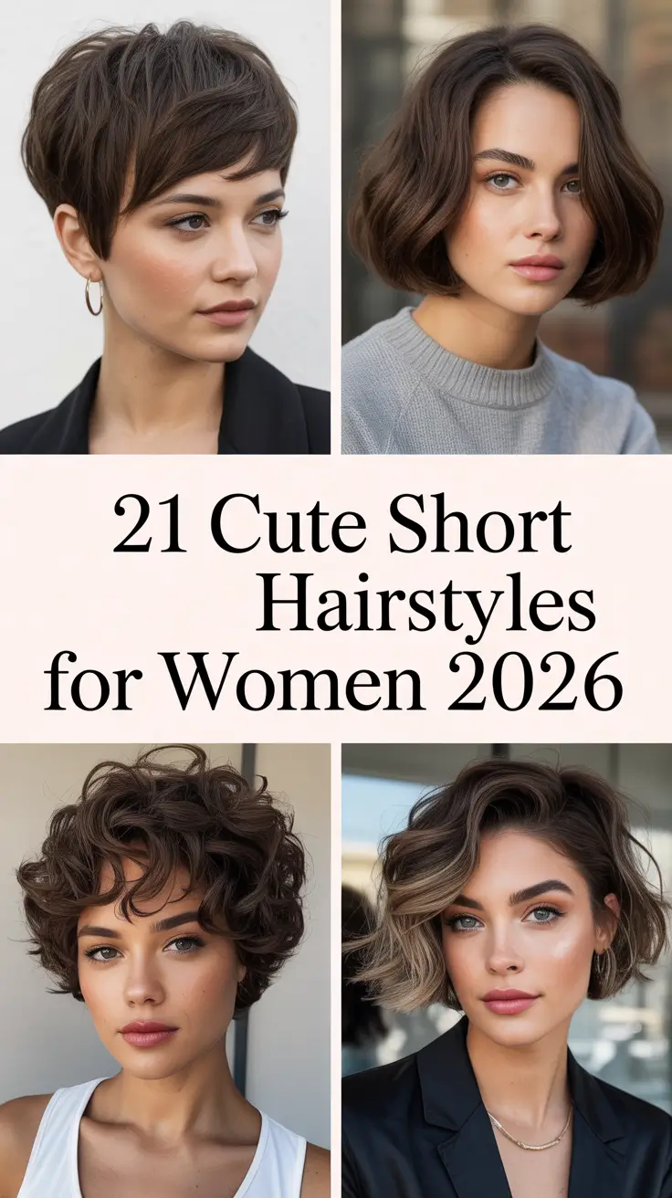 Cute Short Hairstyles For Women 2026: Fresh Ideas to Try