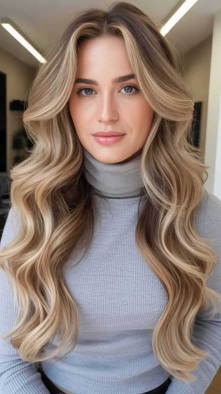 Hair Color Ideas 2026 Shades To Try - Buttery Lived In Blonde Mermaid Waves