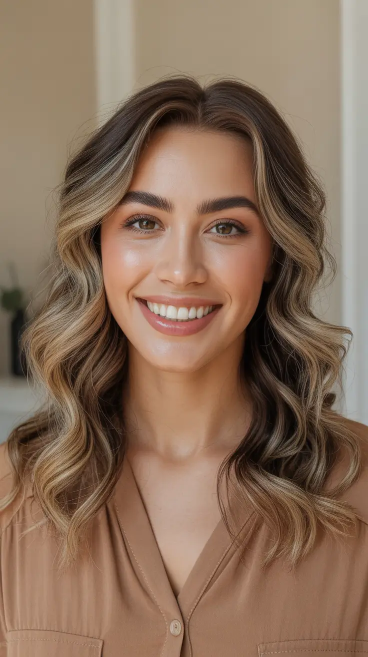 Hair Color Ideas 2026 Shades To Try - Lived In Bronde Waves For Everyday Glow