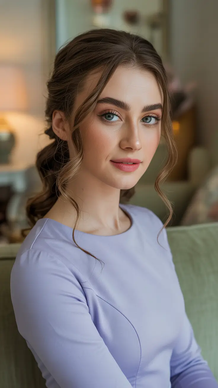 Cute half up half down hairstyles 2026 Romantic Soft Twist For Special Occasions