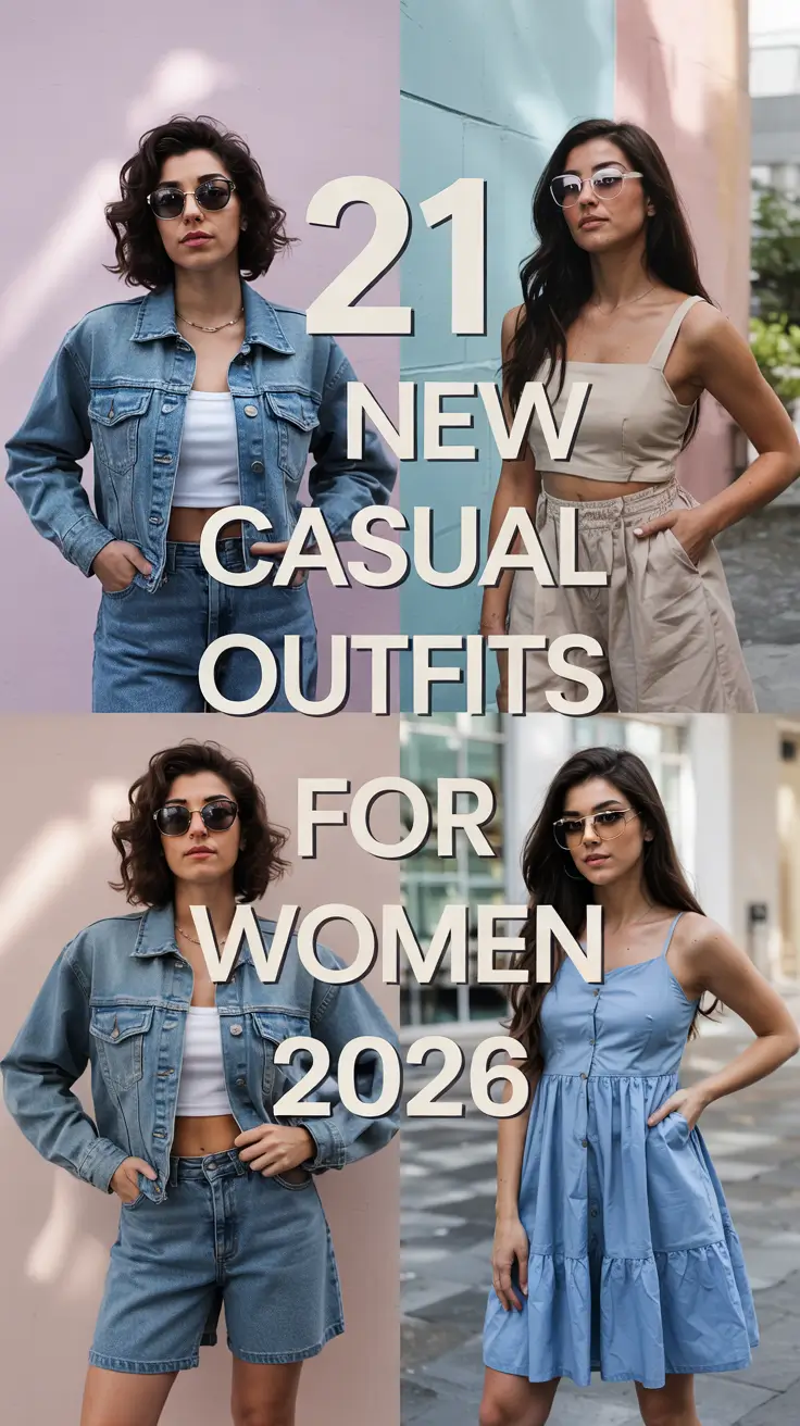 New Casual Outfits For Women 2026: Casual New Years Eve Outfits Women