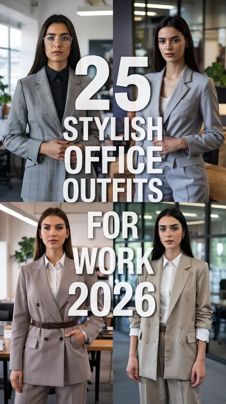 Stylish Office Outfits For Work 2026 - Chic Ideas For Women