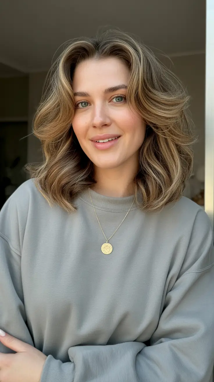 Best haircuts for medium hair 2026 - Airy Layered Lob With Bouncy Face Framing