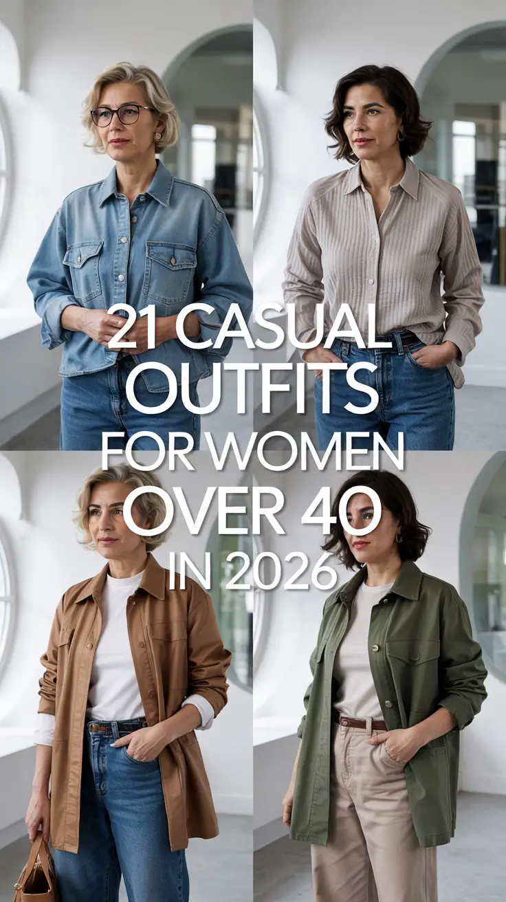 Casual Outfits For Women Over 40 In 2026