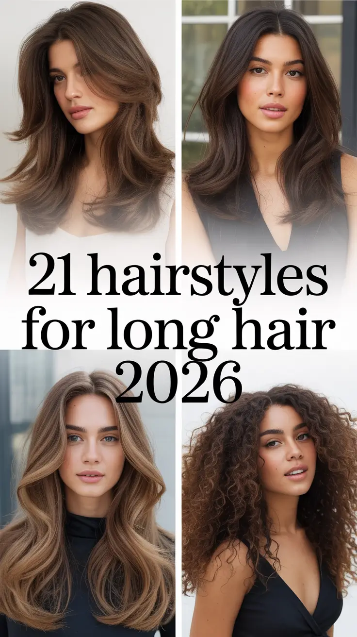 Hairstyles For Long Hair 2026 - Braids, Waves, Updos And Easy Looks