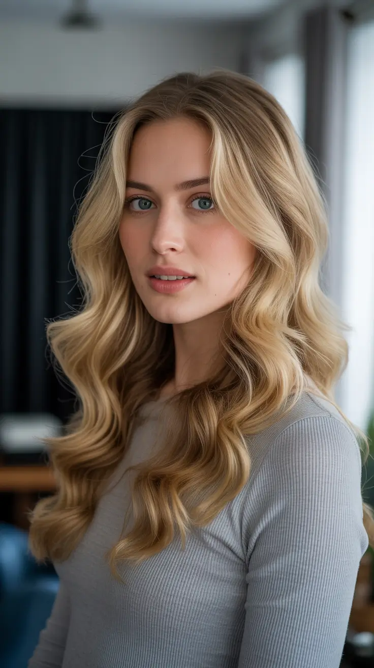 Honey blonde hair color 2026 Light Honey Blonde Waves For Fresh Spring Glow