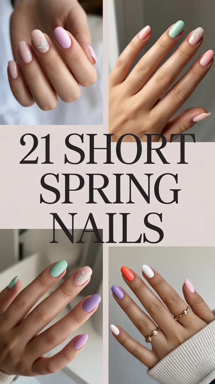 Short Spring Nails Ideas 2026 - Cute, Simple Designs For Short Nails