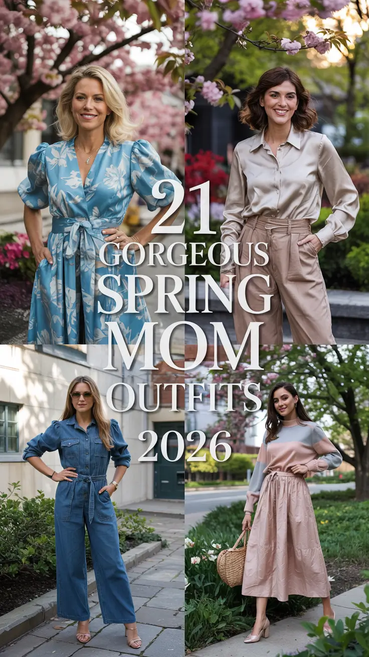 Gorgeous Spring Mom Outfits 2026 - Casual, Comfy And Trendy Ideas