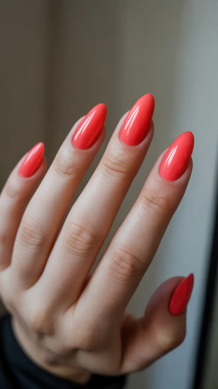 Spring Nails Color 2026 + Hot Coral Gloss For Sunny Days