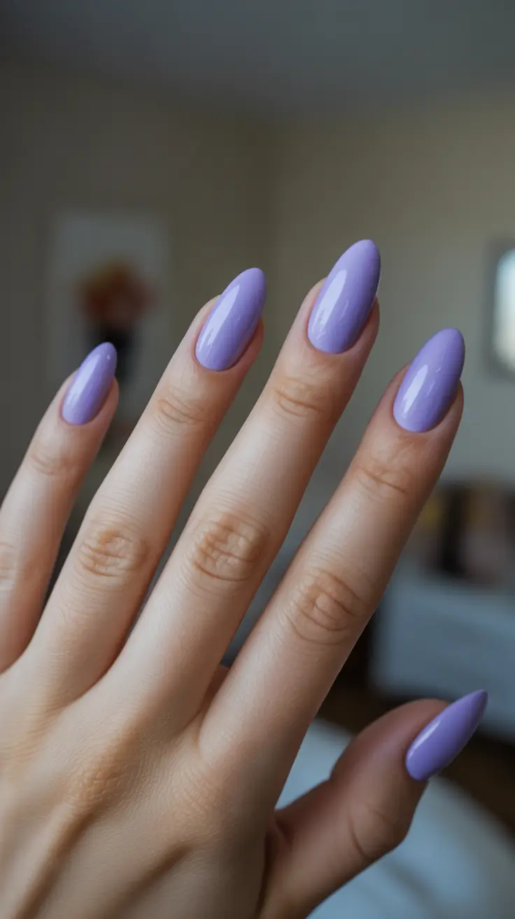 Spring Nails Color 2026 + Lavender Almond Nails That Feel Soft But Modern