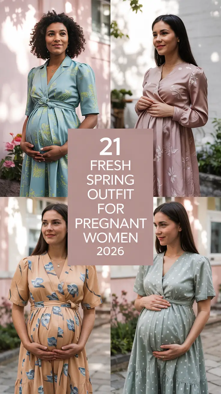 Fresh Spring Outfit For Pregnant Women 2026 - Cute Looks You’ll Actually Wear