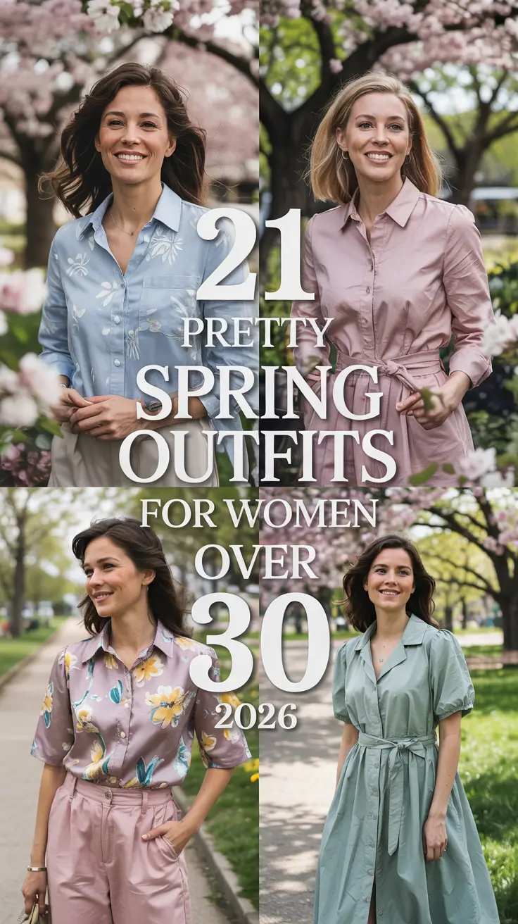 Pretty Spring Outfits For Women Over 30 2026 - Easy Chic Formulas
