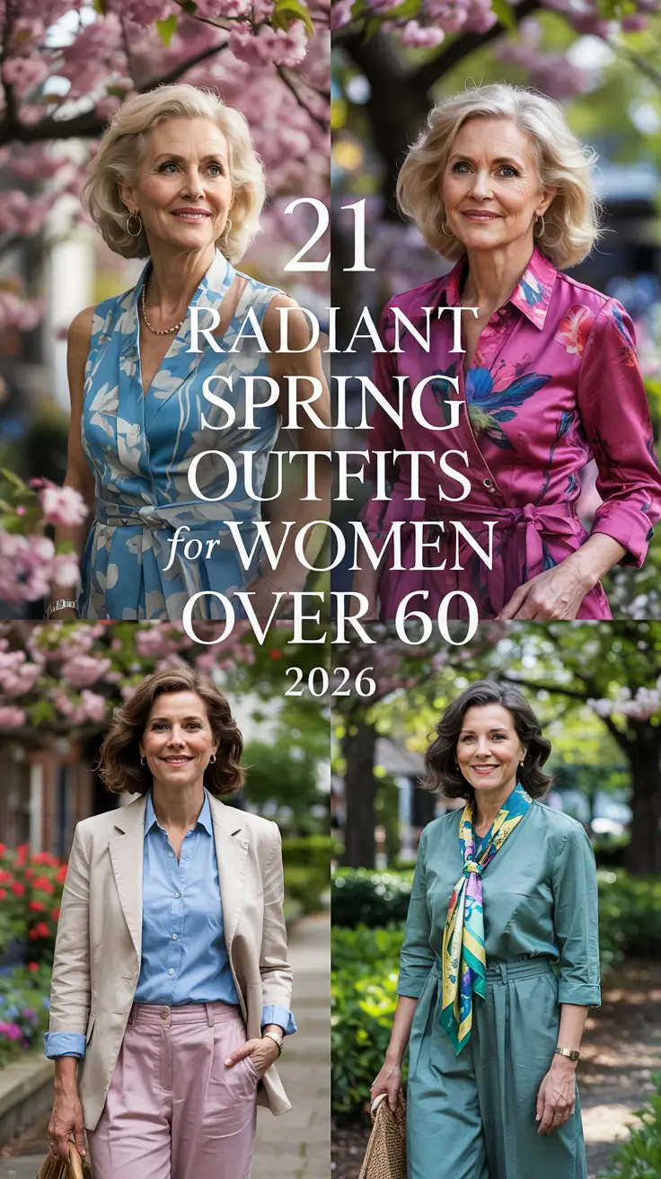 Radiant Spring Outfits For Women Over 60 2026