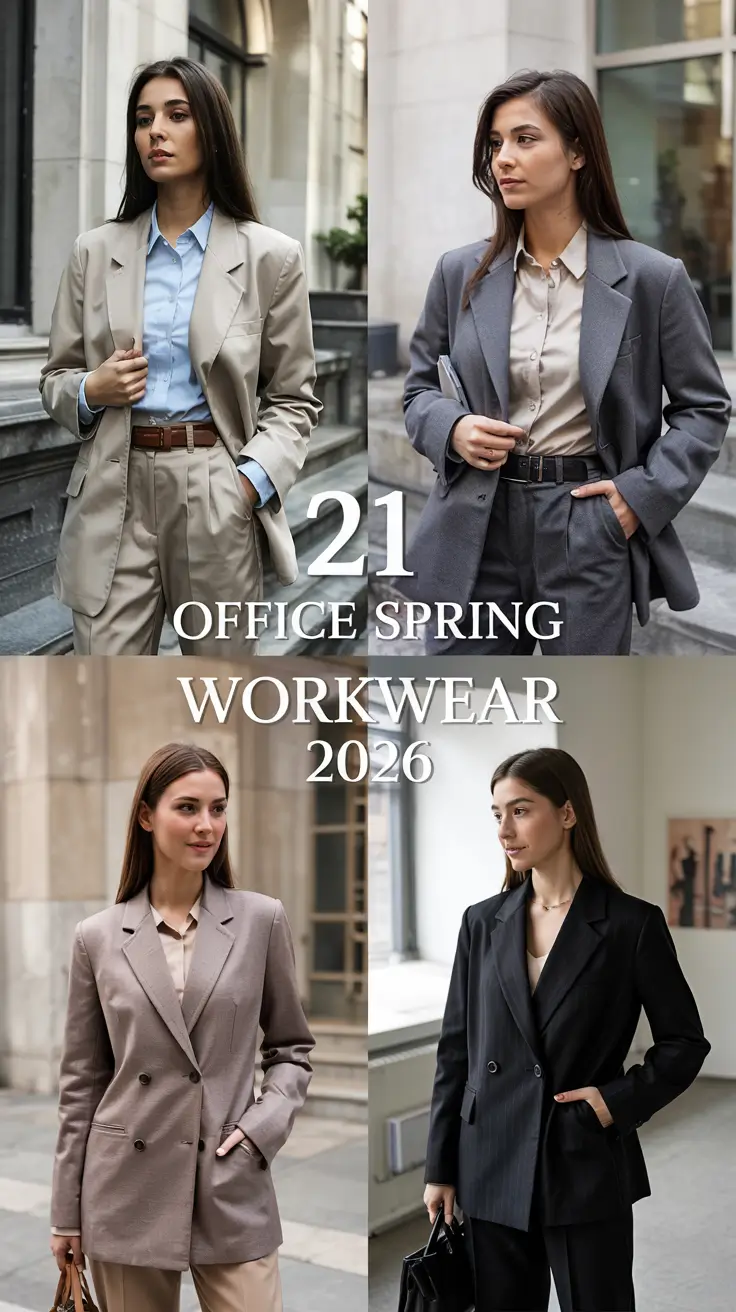 Office Spring Workwear 2026 - Chic Outfit Ideas For Work