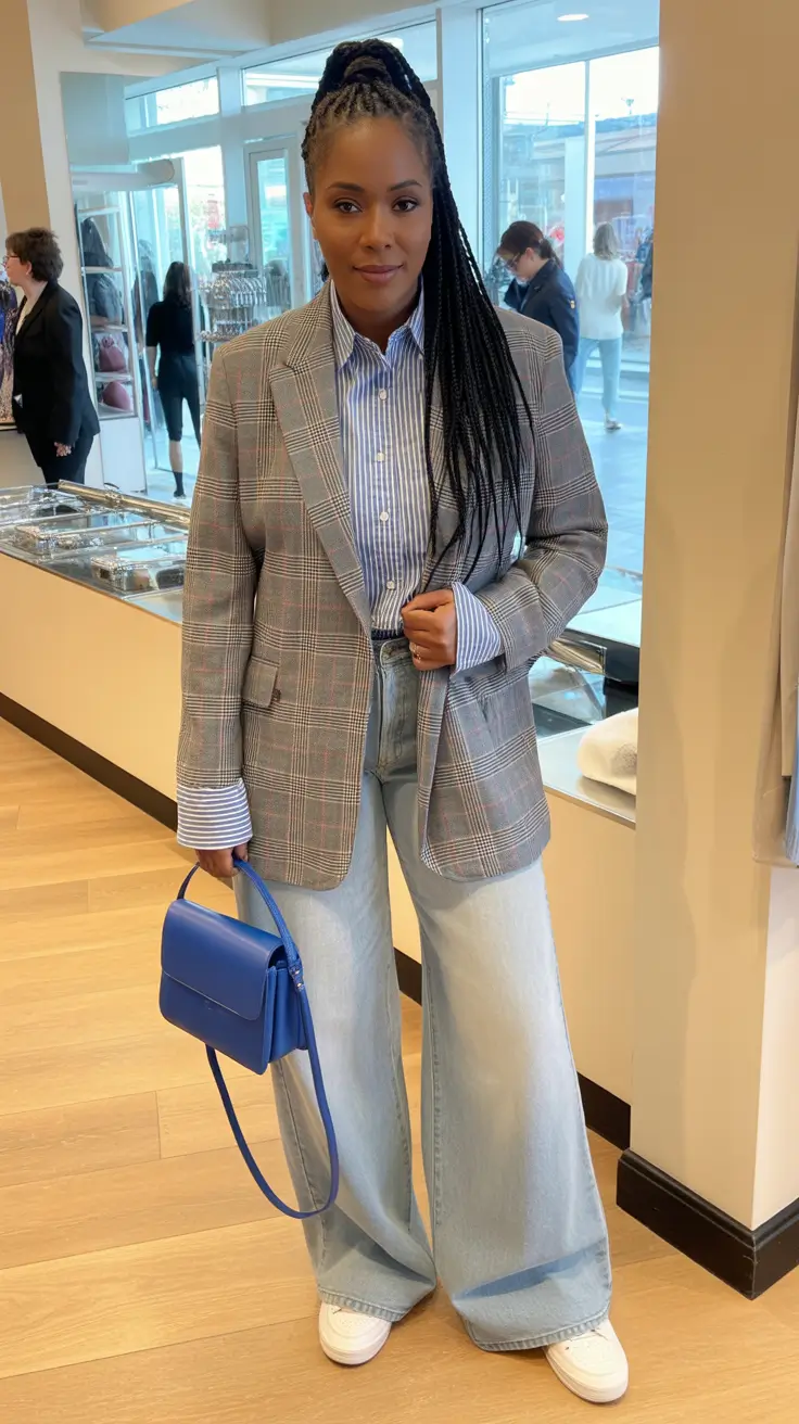 Stylish outfits for Black women 2026 - Modern Workwear With A Soft Power Blazer