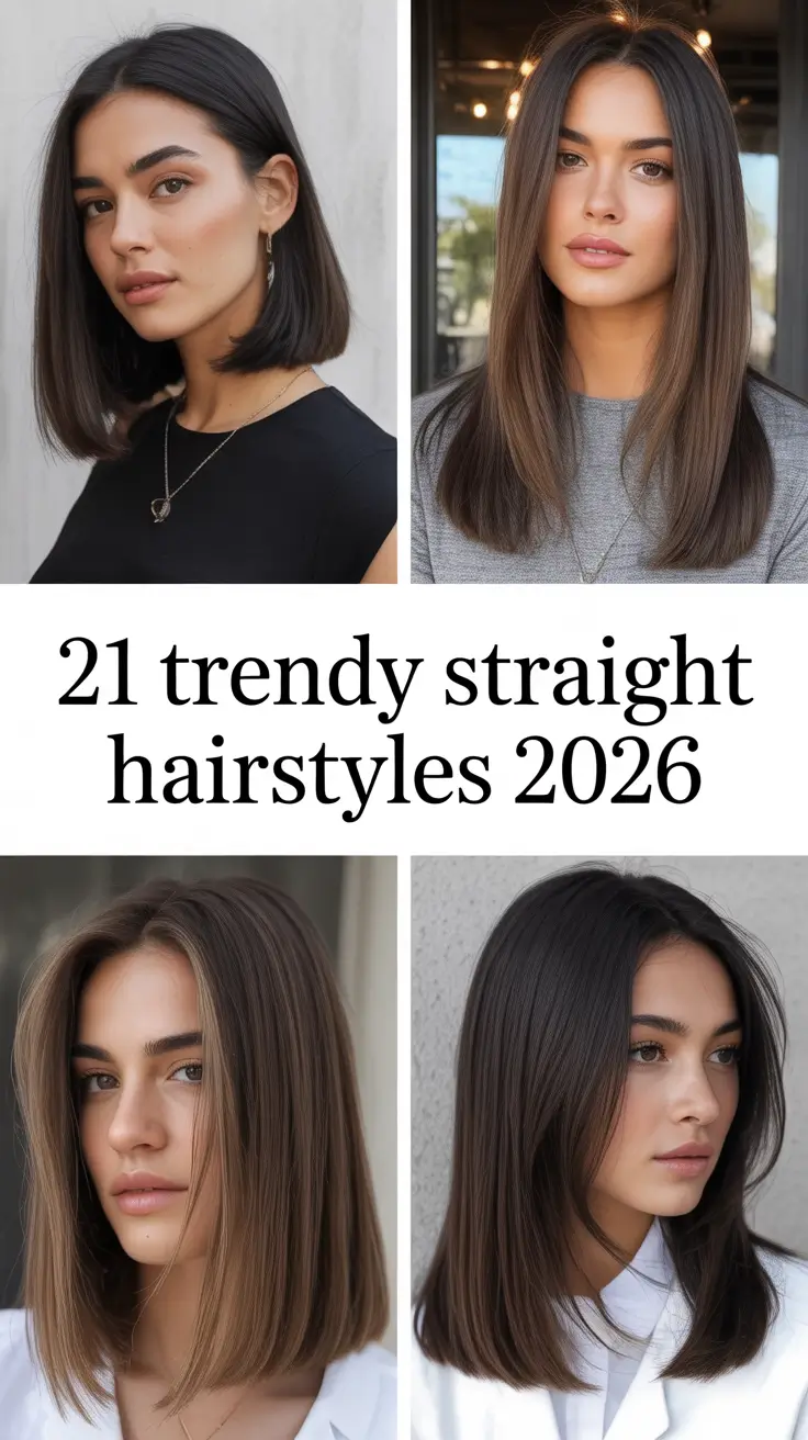 Trendy Straight Hairstyles 2026 - Sleek Ideas For Every Mood