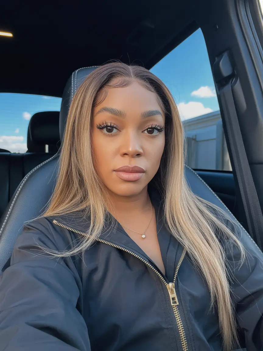 Best hair color for dark skin 2026 + Neutral Blonde Face-Framing Highlights For Everyday Glow