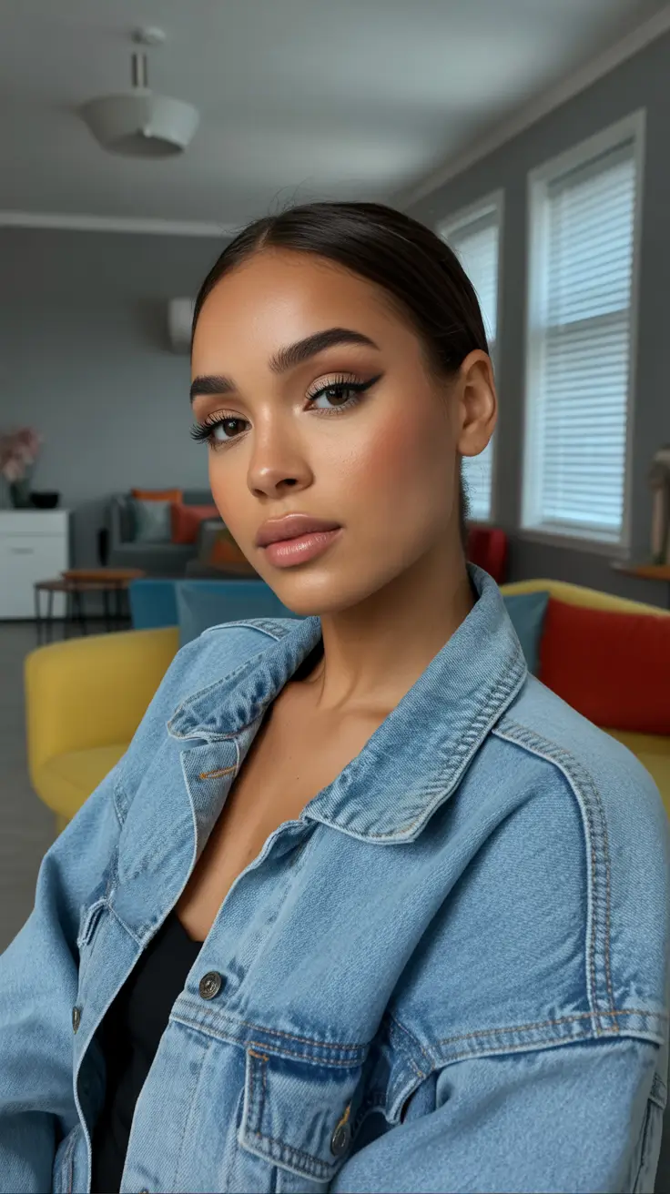 Best hair color for dark skin 2026 + Sleek Low Bun With Natural Depth And Clean Shine