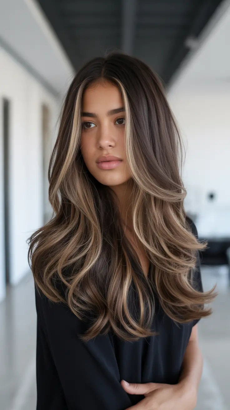 Best hair color for tan skin 2026 + Soft Mocha Layers With Vanilla Face Frame