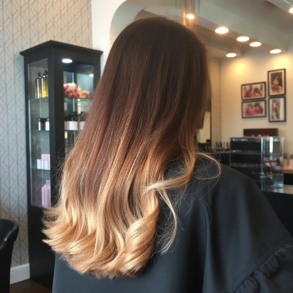 Best hair color for tan skin 2026 + Rich Brunette Melt Into Golden Ombre Ends