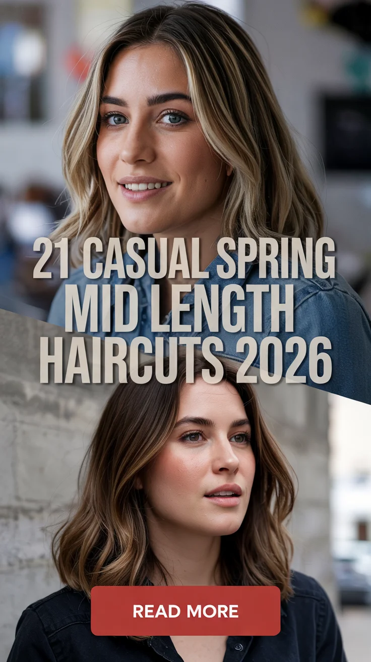 Casual Spring Mid Length Haircuts 2026 - Fresh And Effortless Styles To Try Now