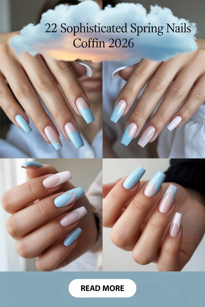 Sophisticated Spring Nails Coffin 2026 – Fresh, Feminine And Effortlessly Chic