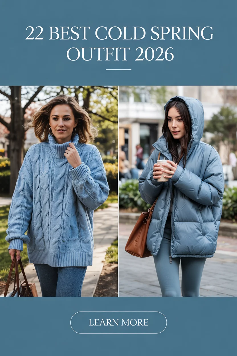 Best Cold Spring Outfit 2026 - Chic Layering Ideas For Windy Days