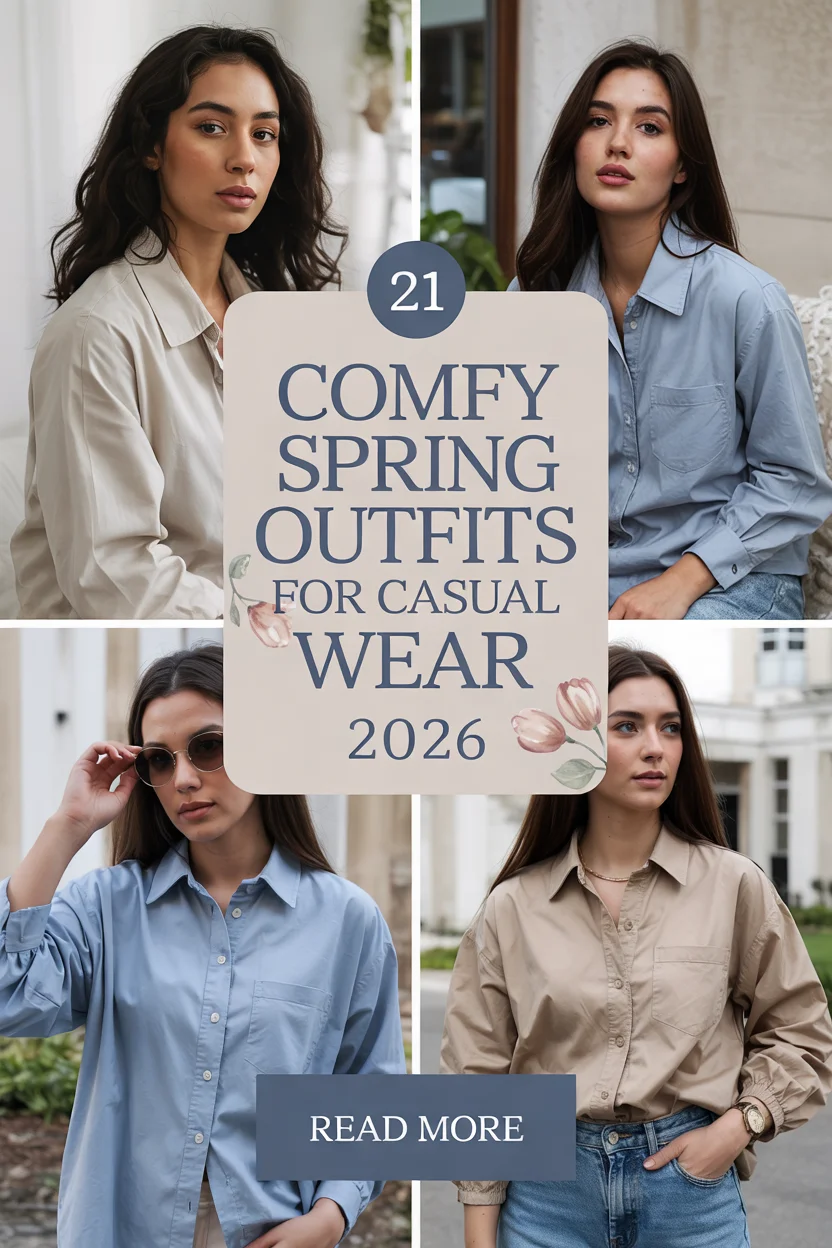 Comfy Spring Outfits 2026: Casual Looks For The Easiest, Cutest Season Yet