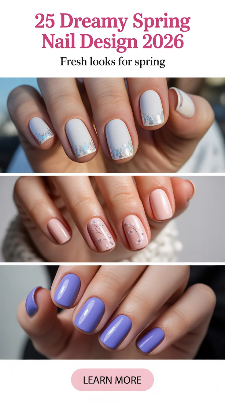 Dreamy Spring Nail Design 2026: Trendy & Cute Spring Nail Designs