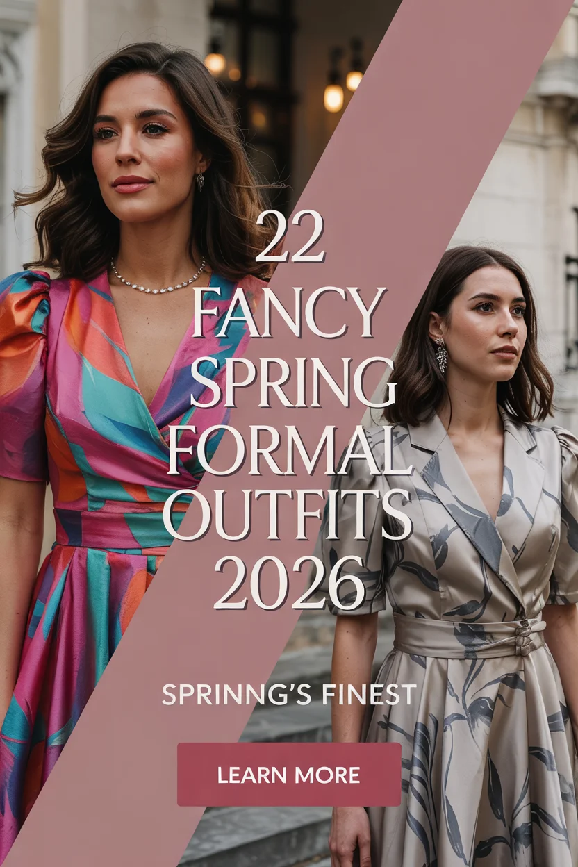 Fancy Spring Formal Outfits 2026 - Elegant Looks For Meetings Events, And Weddings
