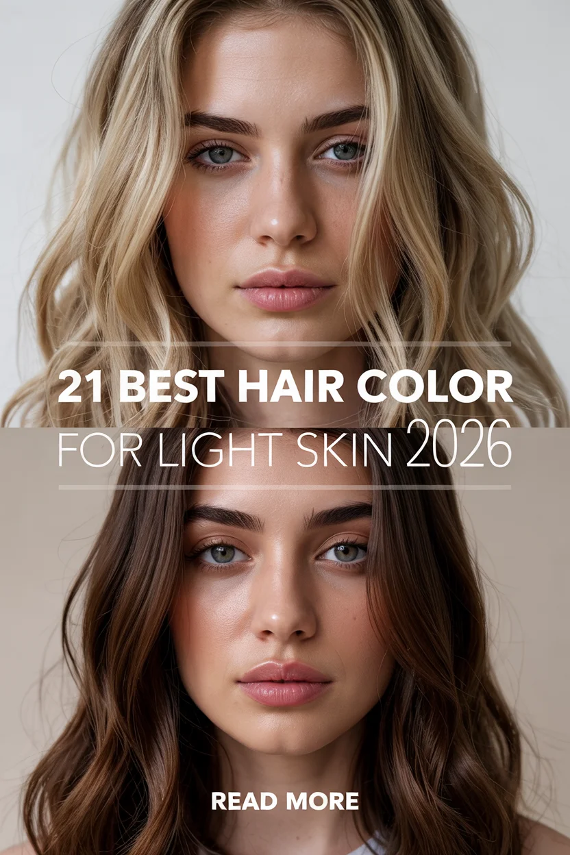 Best Hair Color For Light Skin 2026: Trendy Shades That Brighten Your Tone