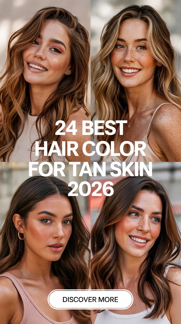 Best Hair Color For Tan Skin 2026: The Most Flattering Shades And Highlights