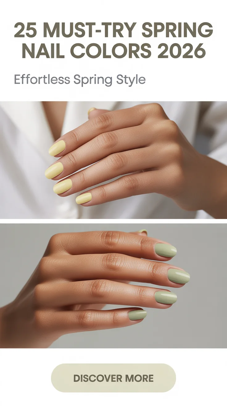 Must-Try Spring Nail Colors 2026: Fresh, Trendy & Cute Gel Polish Ideas
