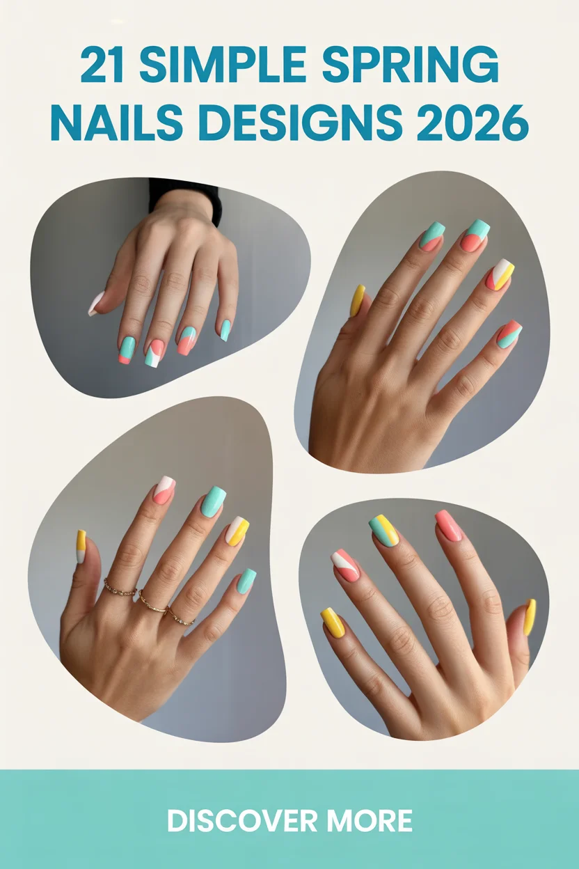 Simple Spring Nails Designs 2026 – Fresh, Cute & Easy Ideas for the New Season