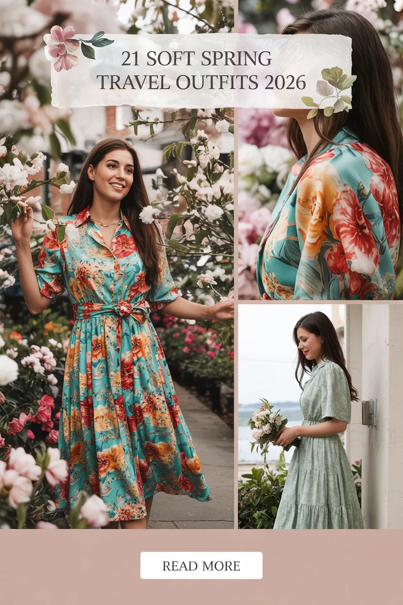 Soft Spring Travel Outfits 2026 - Easy Chic Looks For Europe Trips