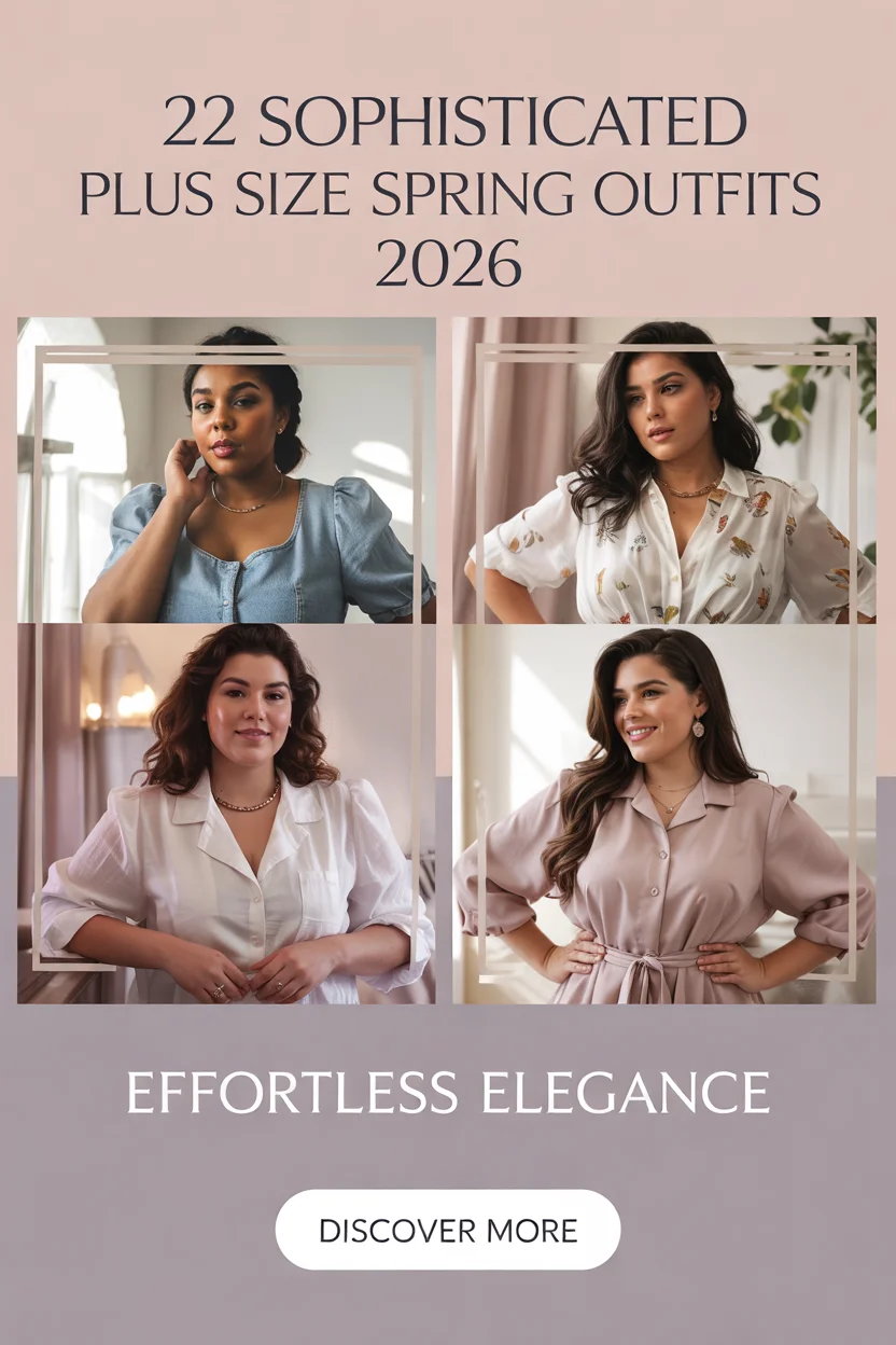 Sophisticated Plus Size Spring Outfits 2026: Trendy Inspiration For Effortless Spring Style