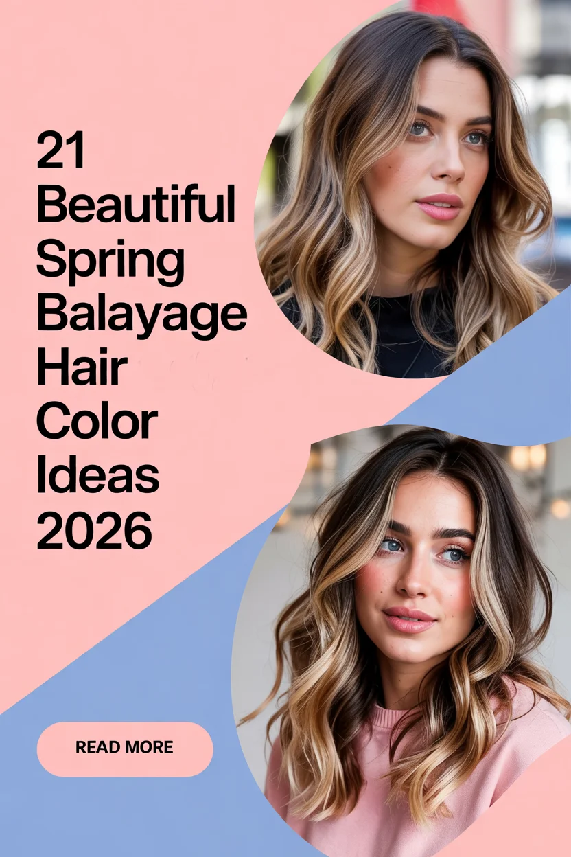 Beautiful Spring Balayage Hair Color Ideas 2026