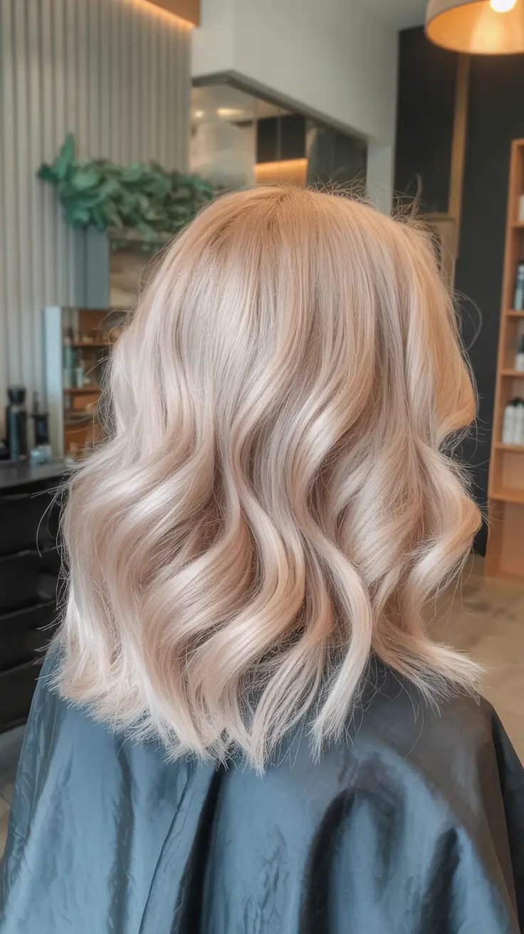 trendy spring blonde hair color looks 2026 Airy Light Blonde Bob With Soft Movement