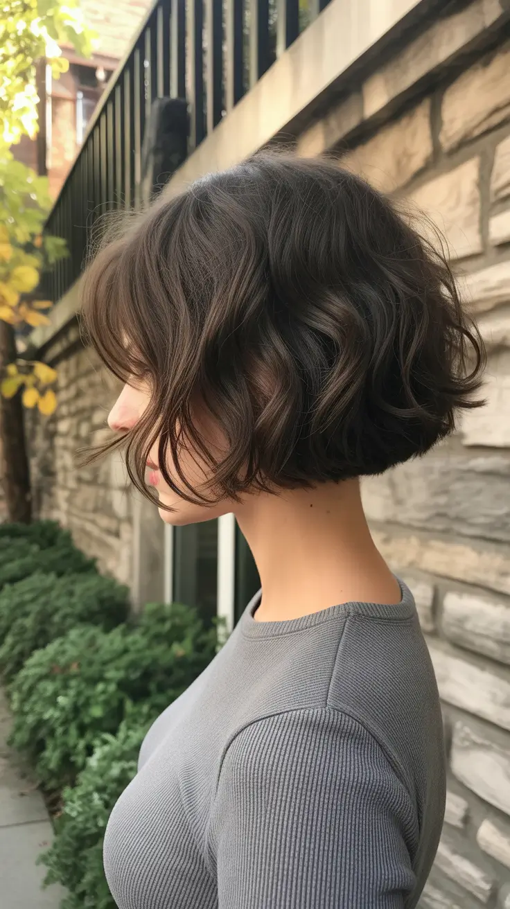 vibrant spring bob haircuts 2026 + Soft Rounded Bob With Natural Wave And Quiet Volume