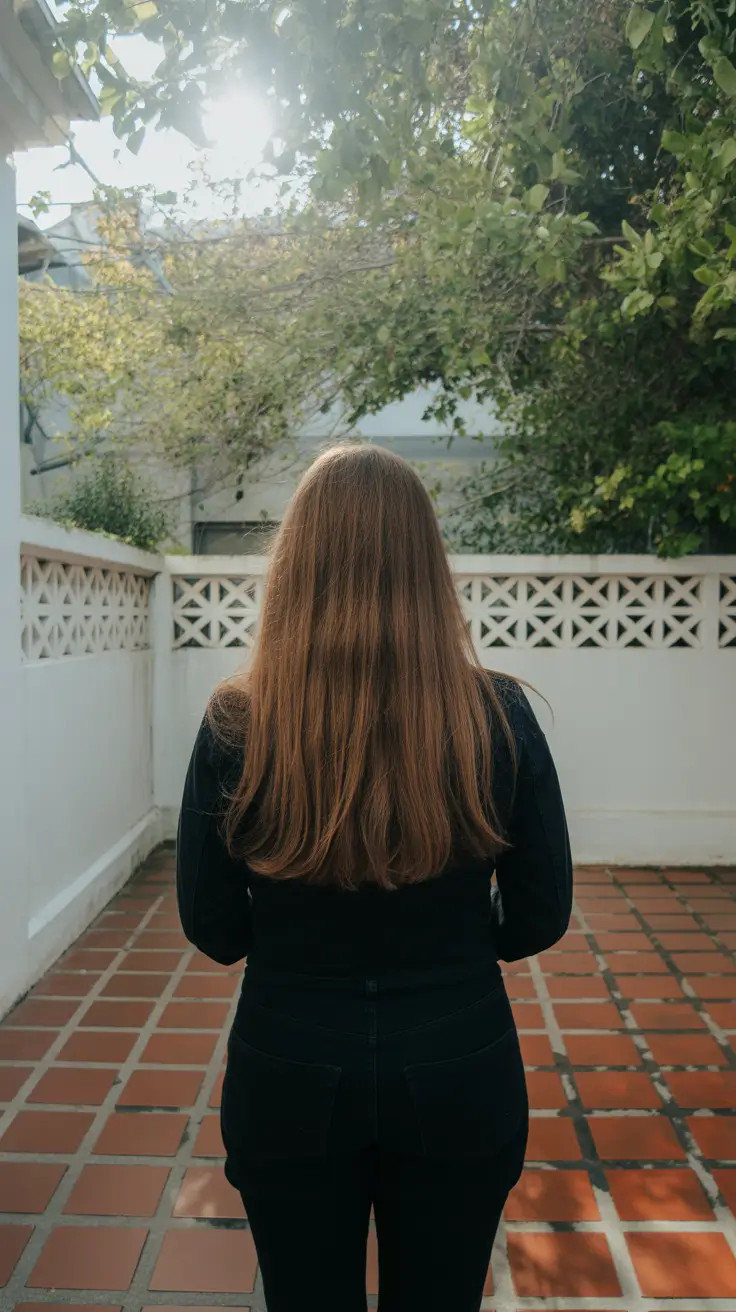 subtle spring brunette hair color 2026 + Soft Balayage Flow On Medium Length Straight Hair