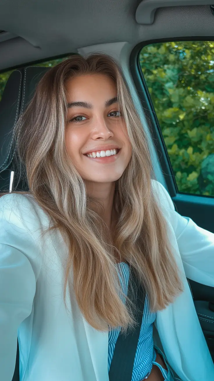 warm spring hair color ideas 2026 to look younger + Beige Honey Melt With Soft Face Framing