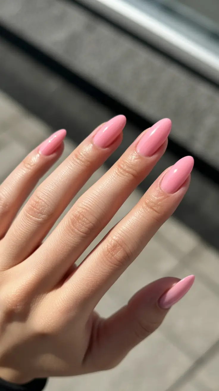 must-try spring nail colors 2026 Pastel Blossom Pink