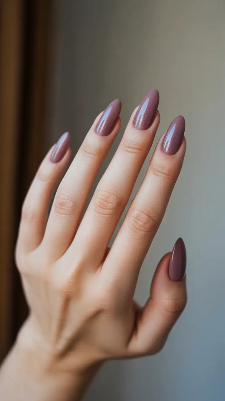 must-try spring nail colors 2026 Soft Mauve Elegance