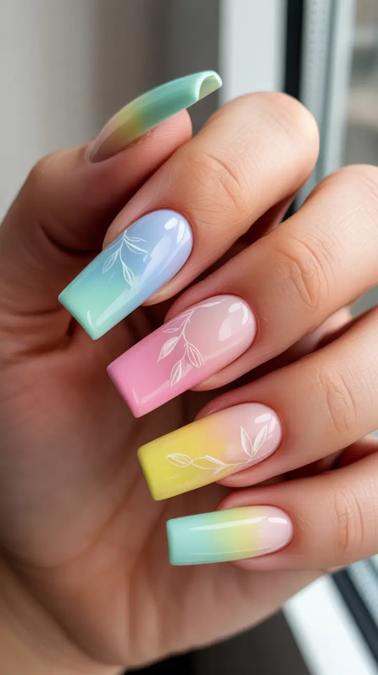 sophisticated spring nails coffin 2026 Shimmering Mauve Glow