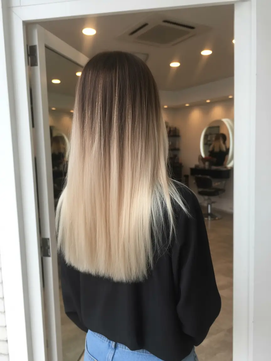 gorgeous spring ombre hair color 2026 + Cool Blonde Ombre That Looks Like Clean Linen